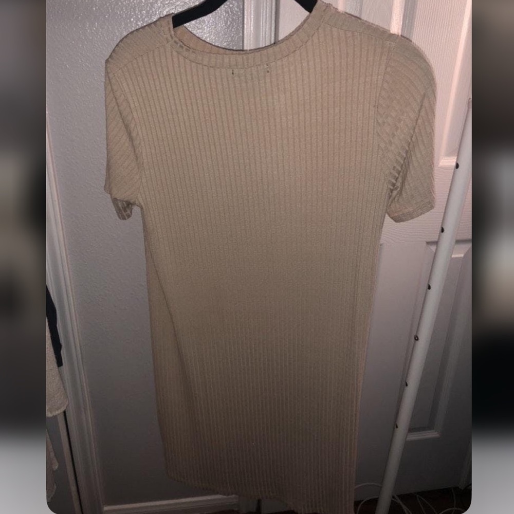 Forever 21 Pink ribbed tunic dress